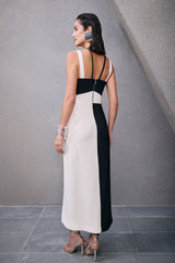 TD B&W Midi Dress