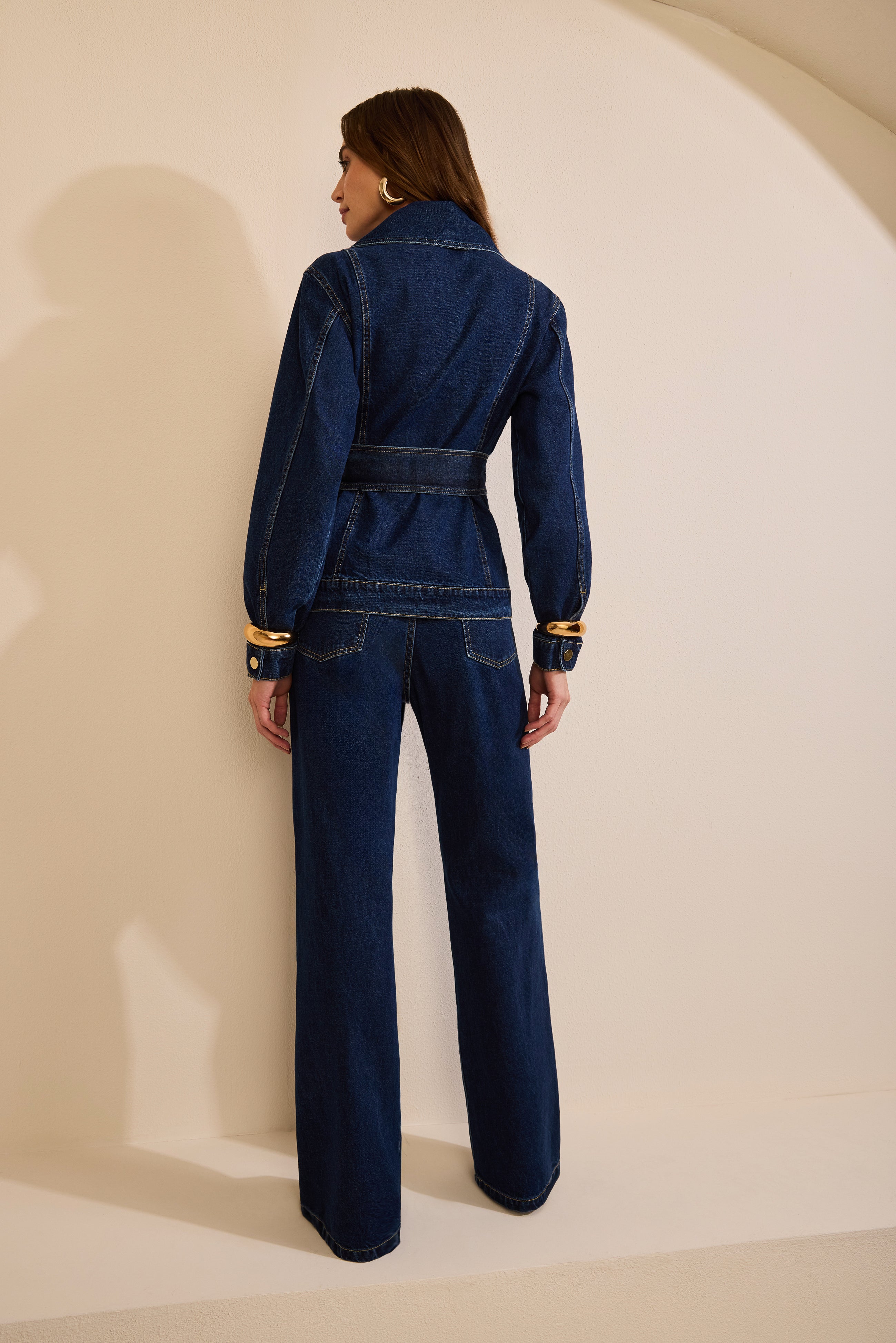 Sk Blue Jeans Blazer