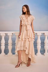 SK  Light Blue Mullet Dress