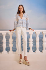 SK Blue Blouse