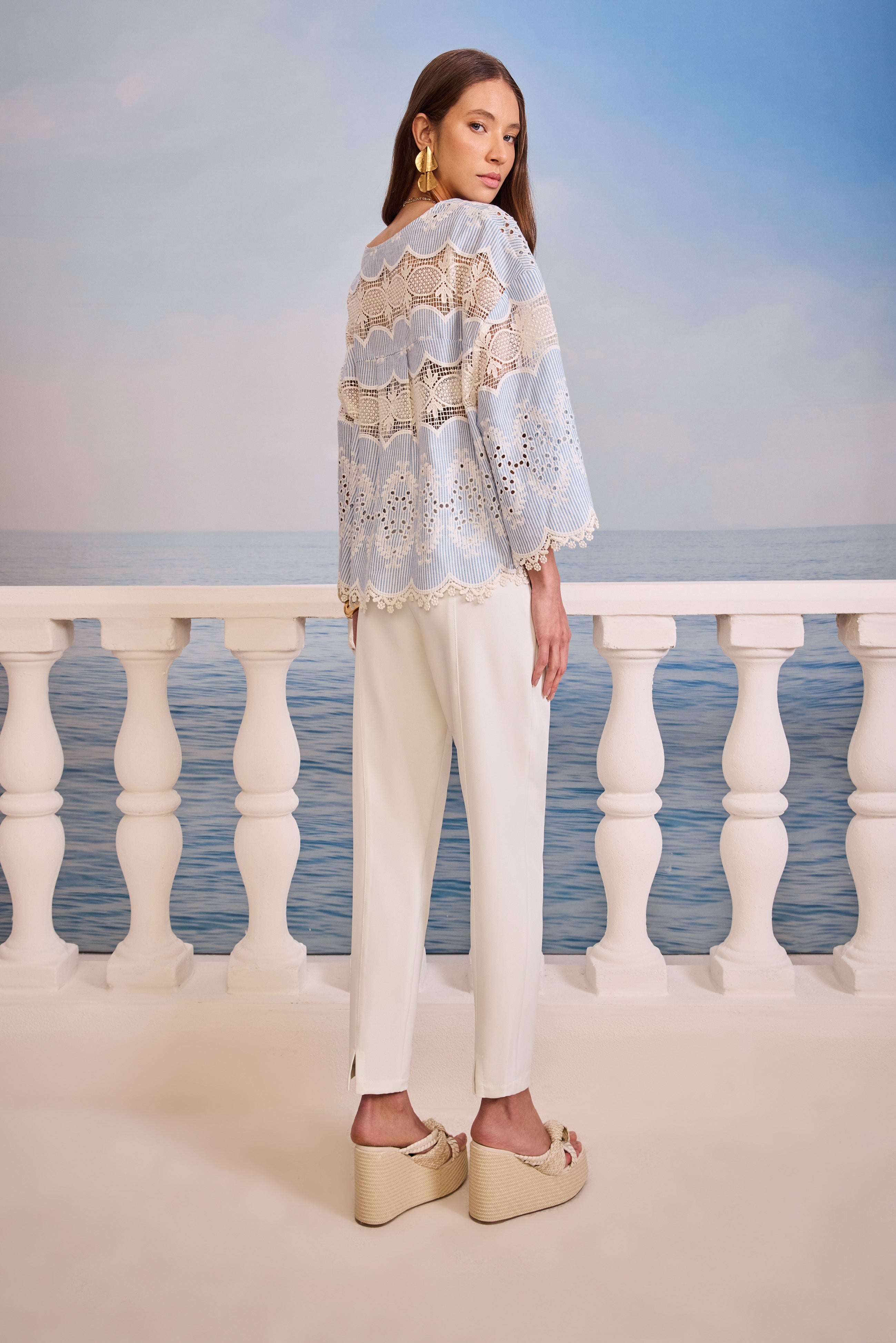 SK Blue Blouse