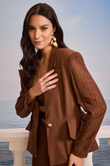 SK Brown Blazer