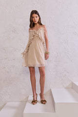 TD Short Beige Dress