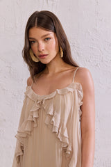 TD Short Beige Dress
