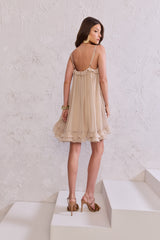 TD Short Beige Dress