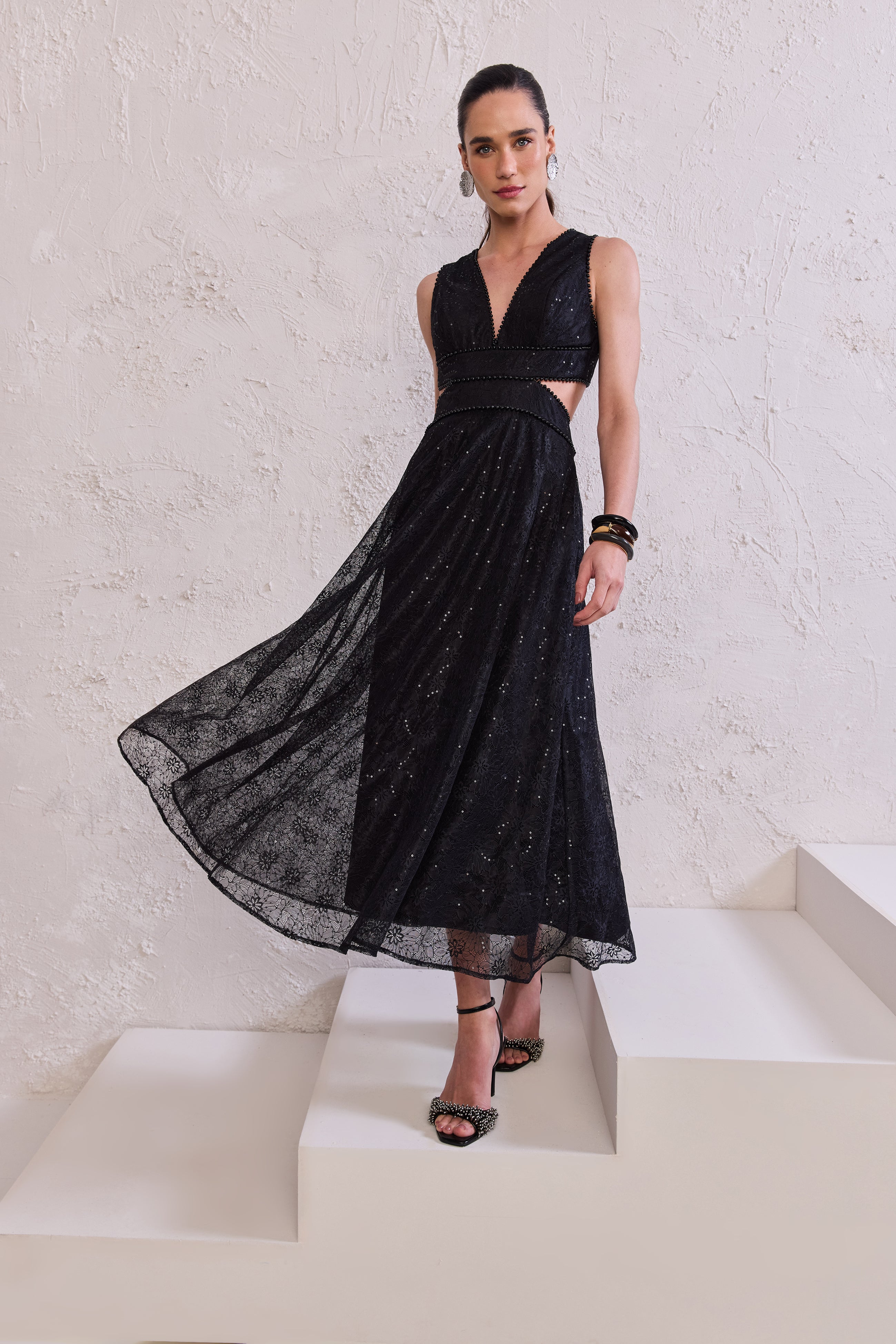 TD Black Midi Dress