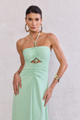 TD Long Light Green Dress