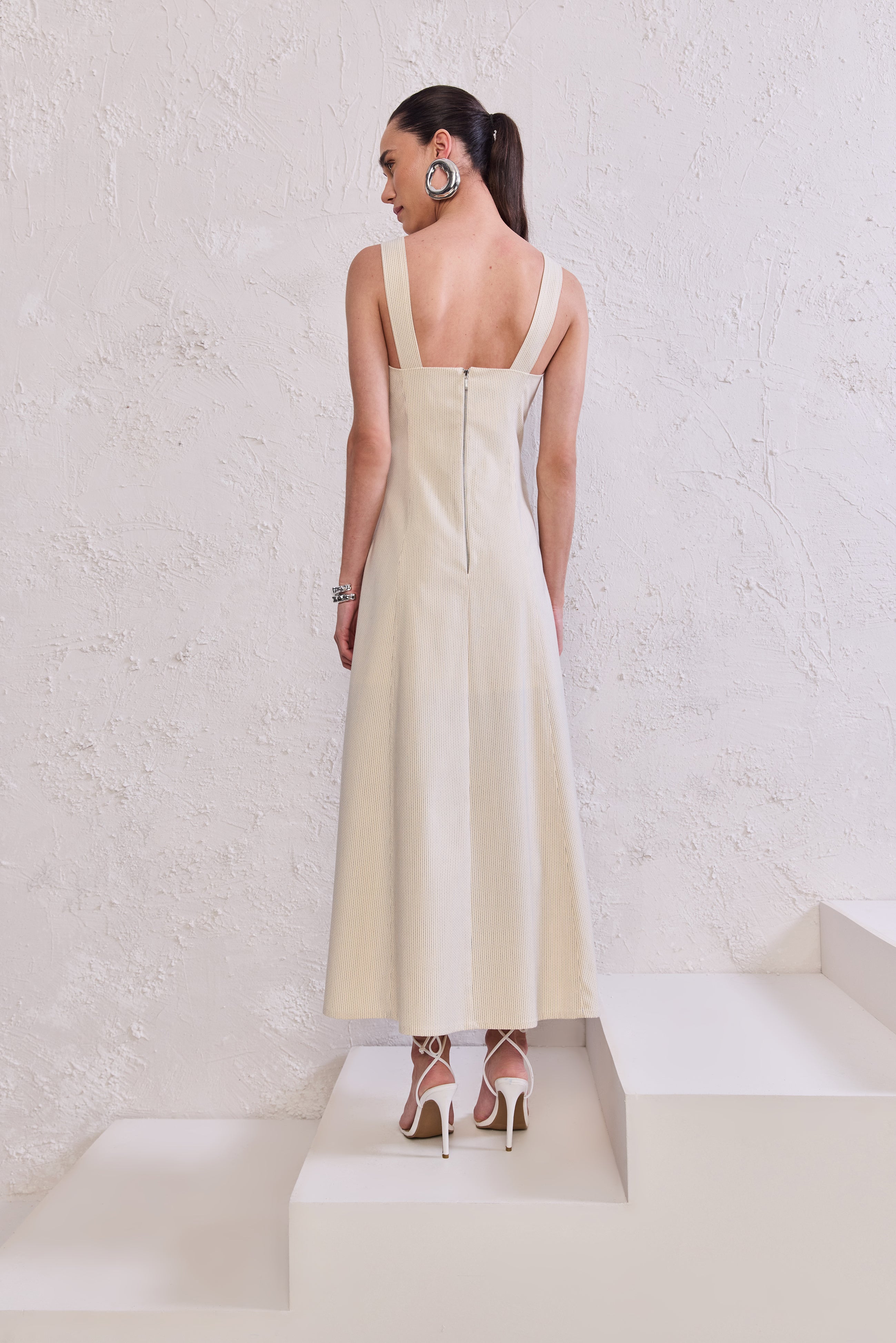 TD Midi Bege Dress