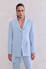 TD Blue Blazer And Pants Set