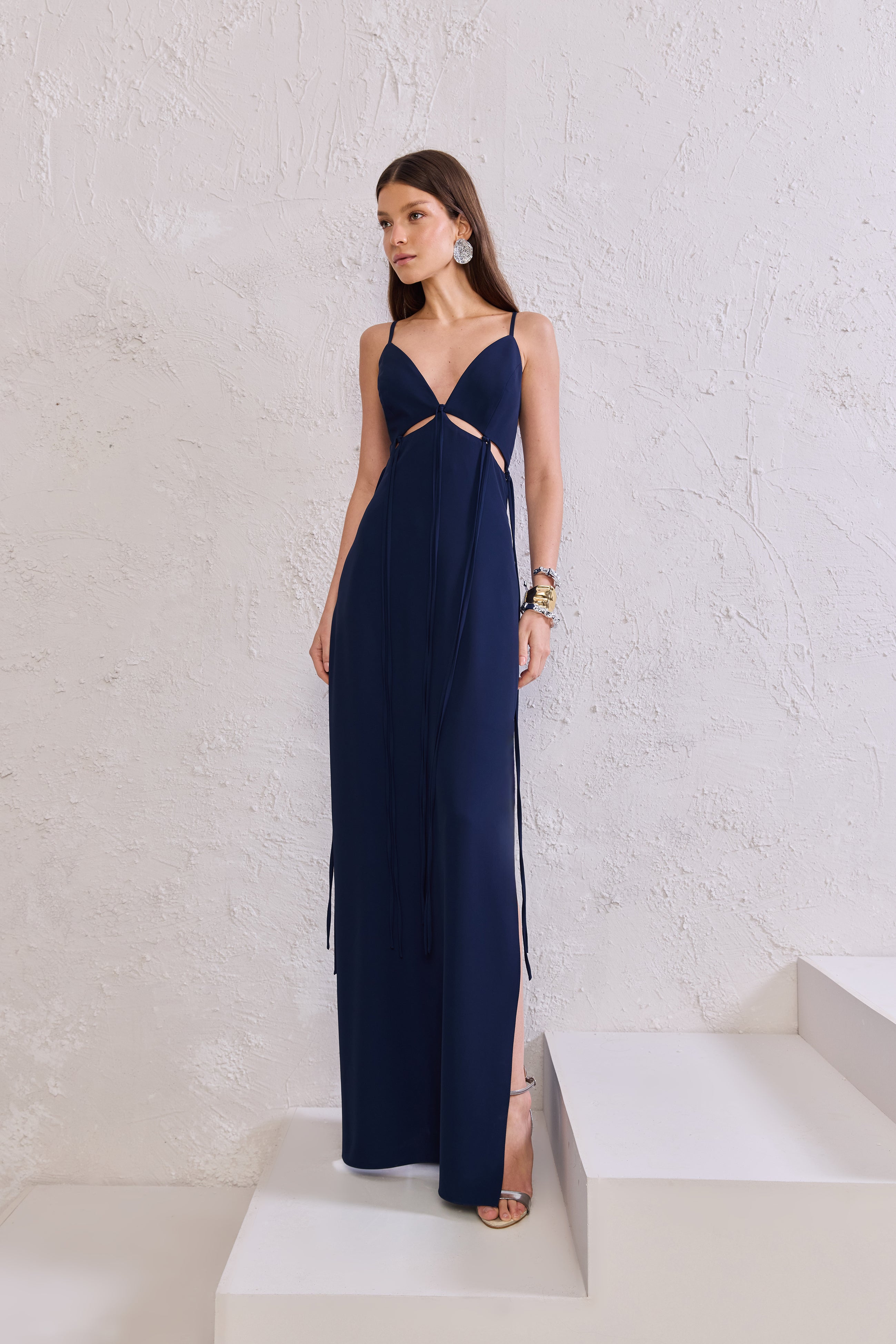 TD Dark Blue Long Dress II