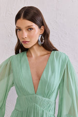 TD Short Green Dress