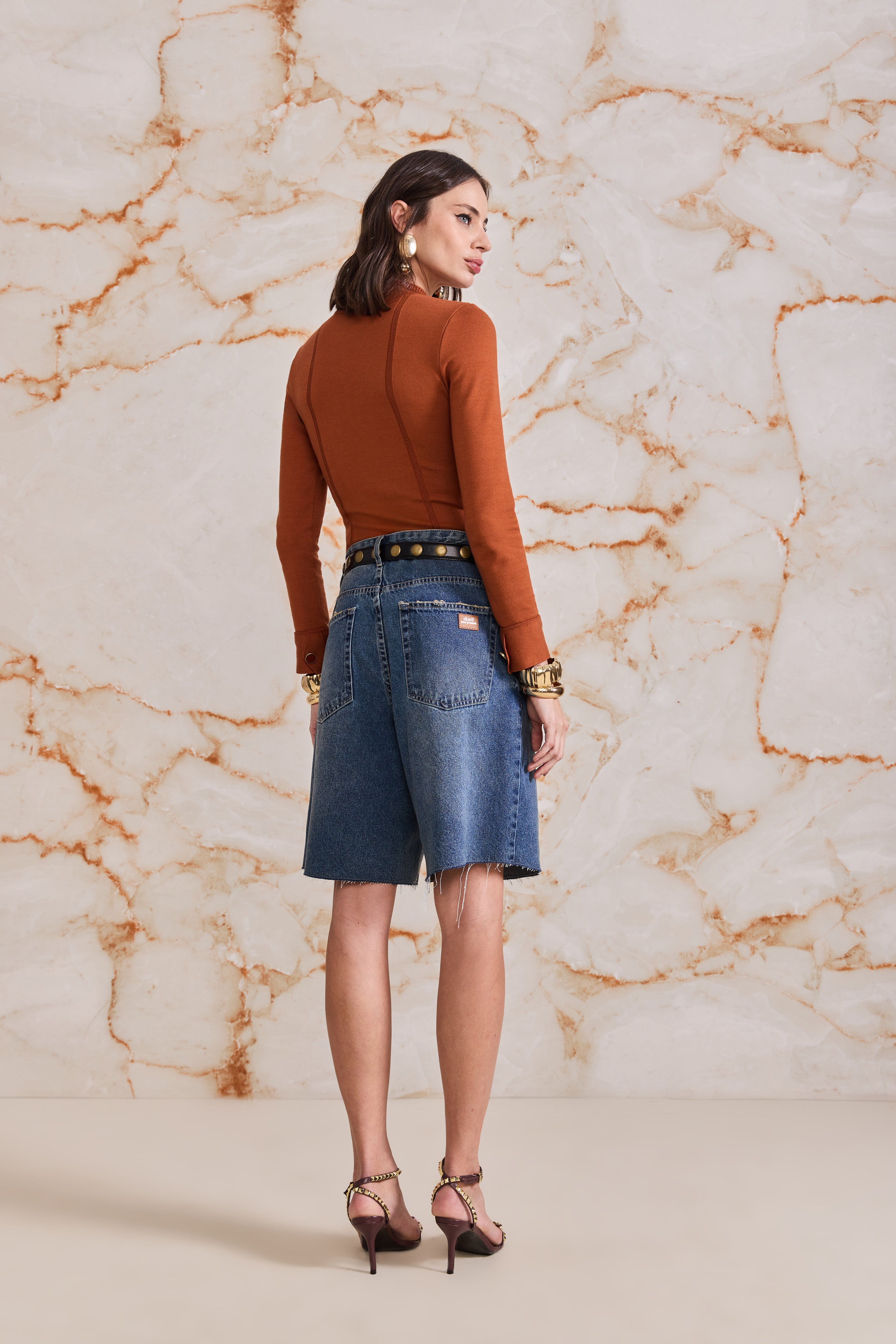 Sk Blue Jeans Shorts