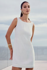 TD White Short Dress