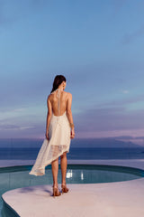 TD Asymetric Off-White Dress