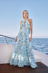 Sk Ikat Midi Dress