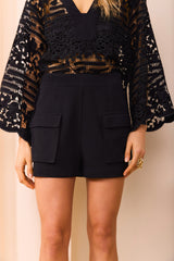 SK Black Blouse