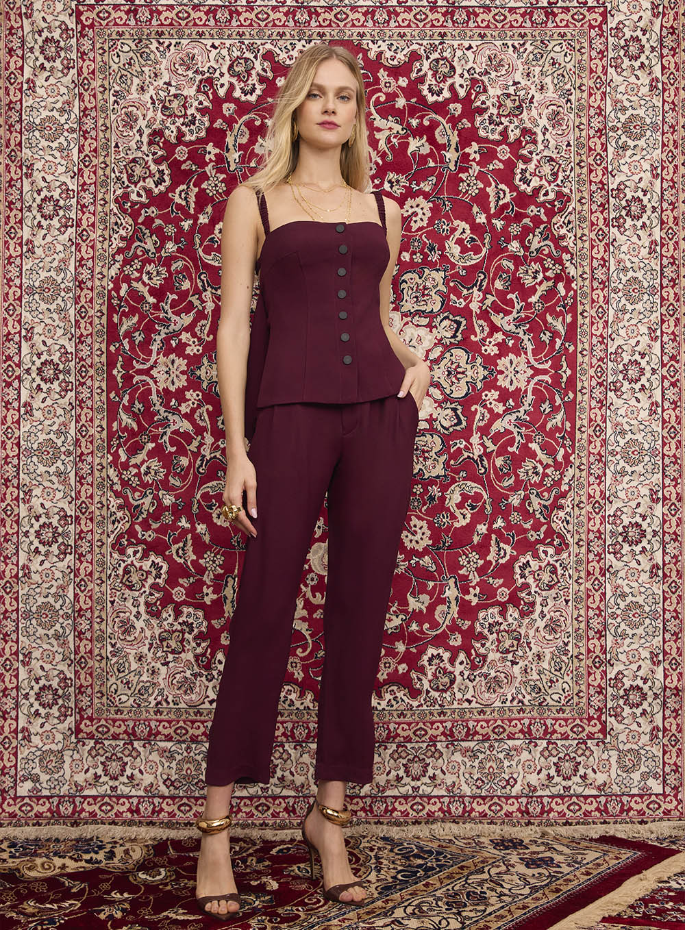 SK Burgandy Set