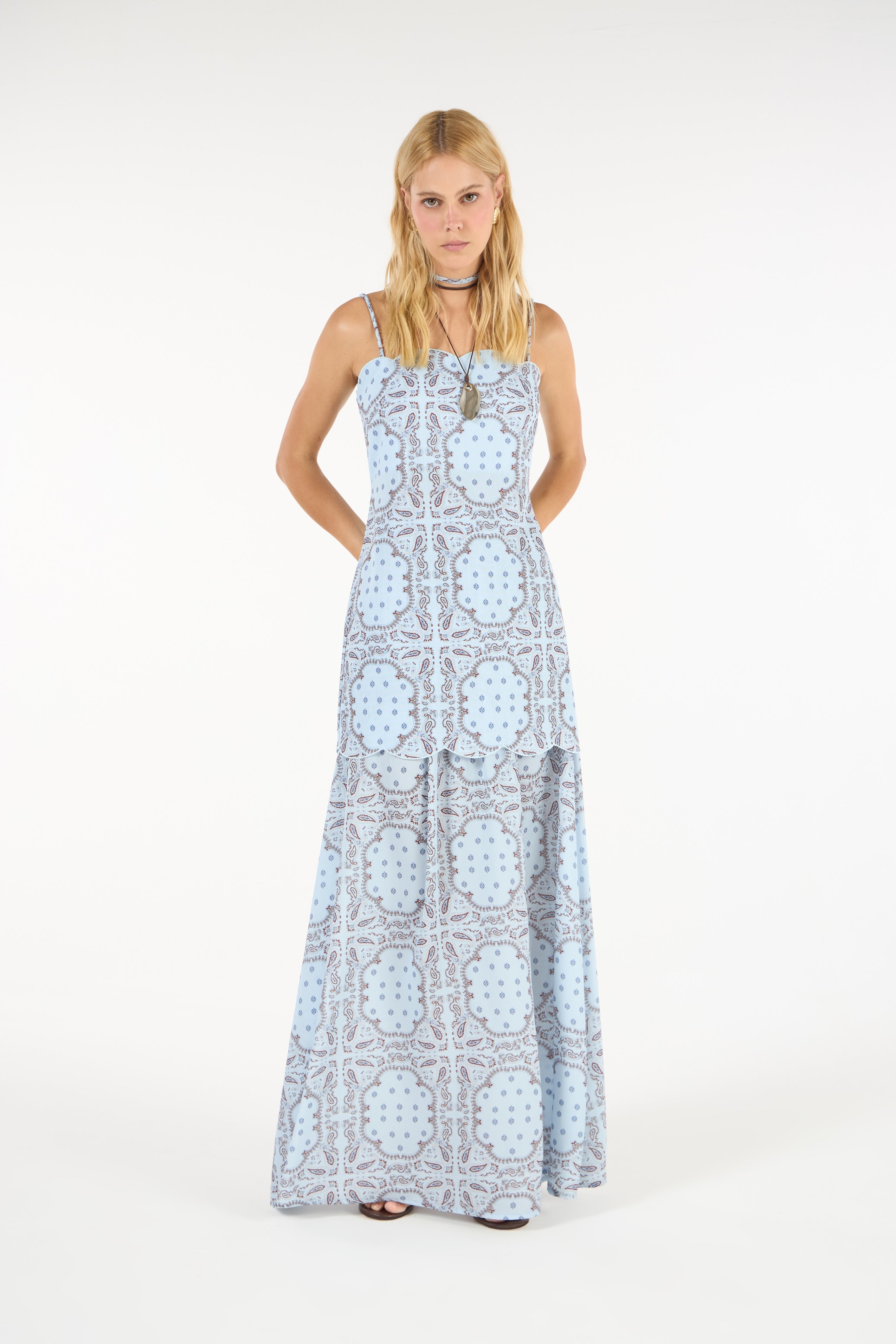 TD Blue Dress Set