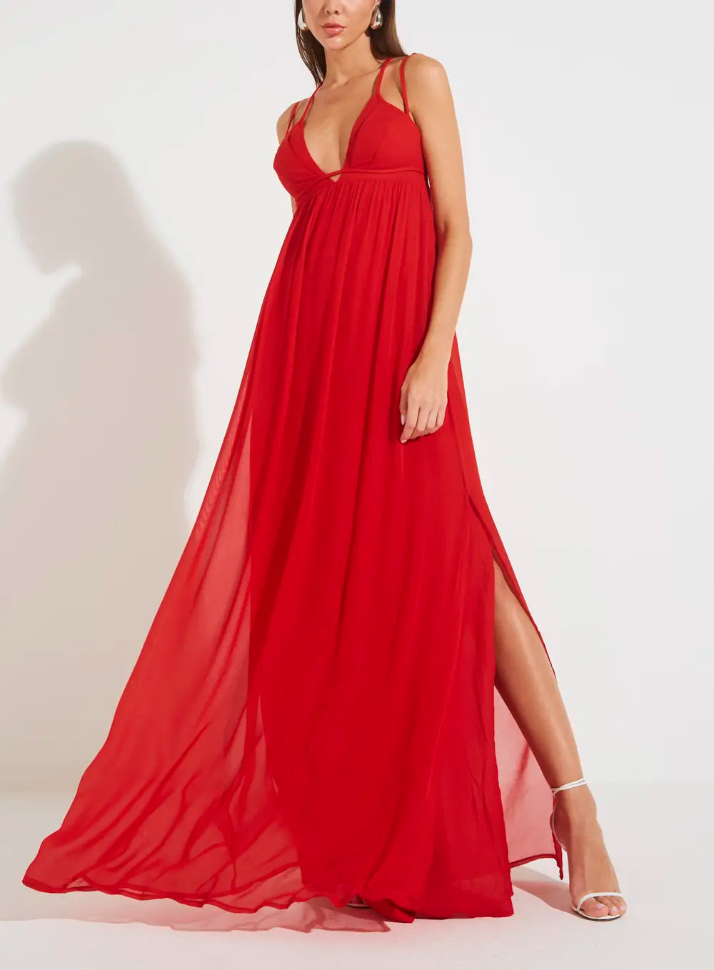 Collab Forum + TD Red Long Dress
