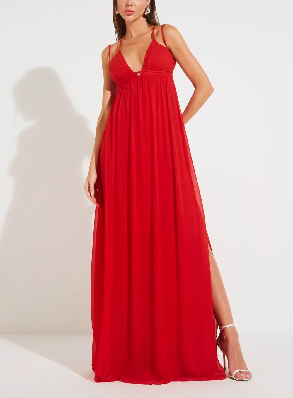 Collab Forum + TD Red Long Dress