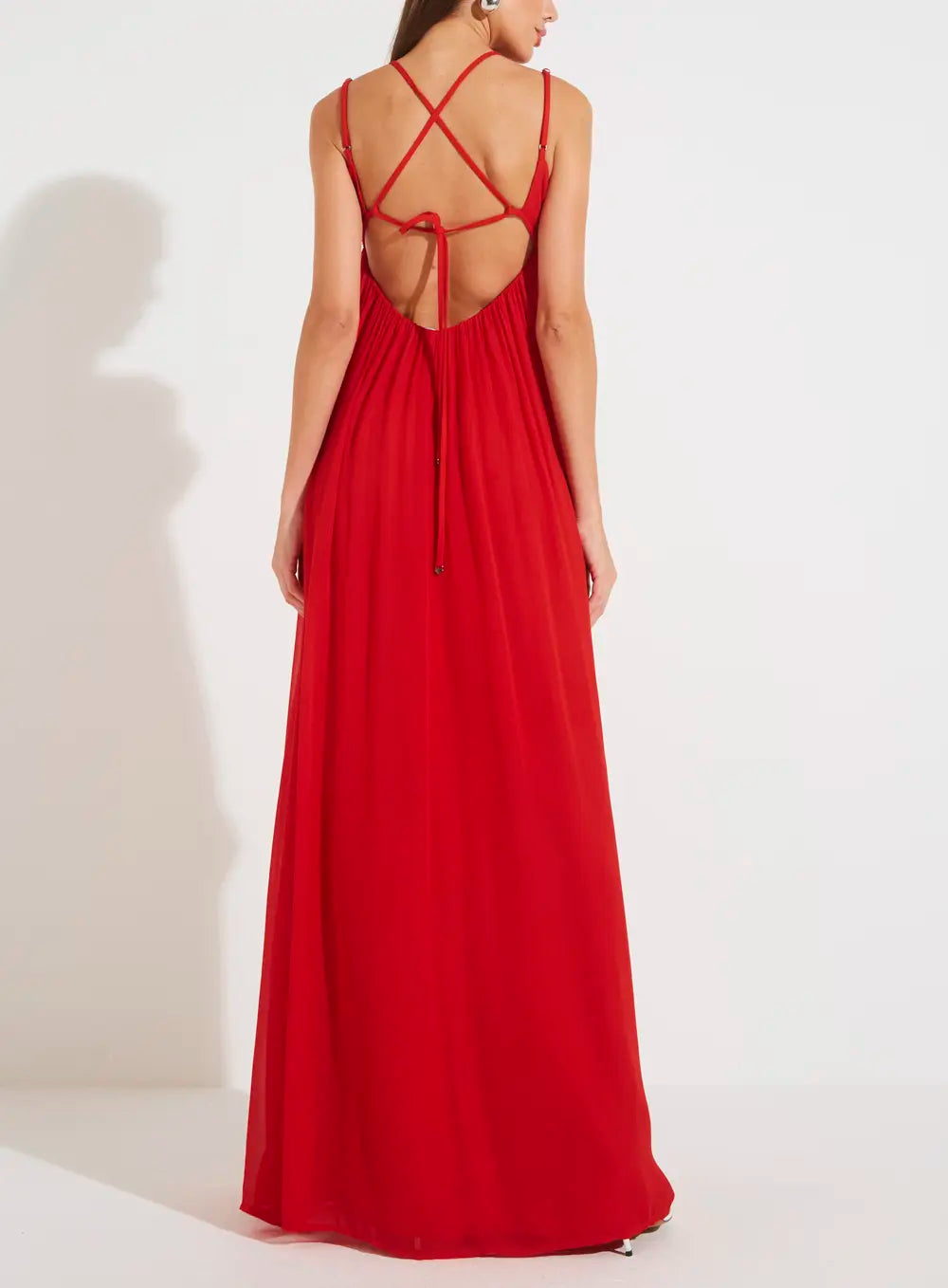 Collab Forum + TD Red Long Dress