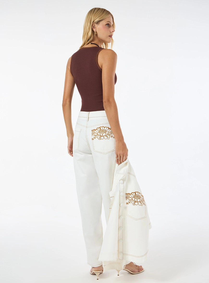 TD Brown Tank Top