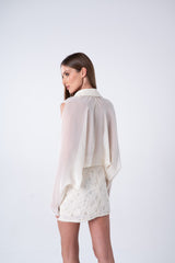 SK Off-white Short Skirt