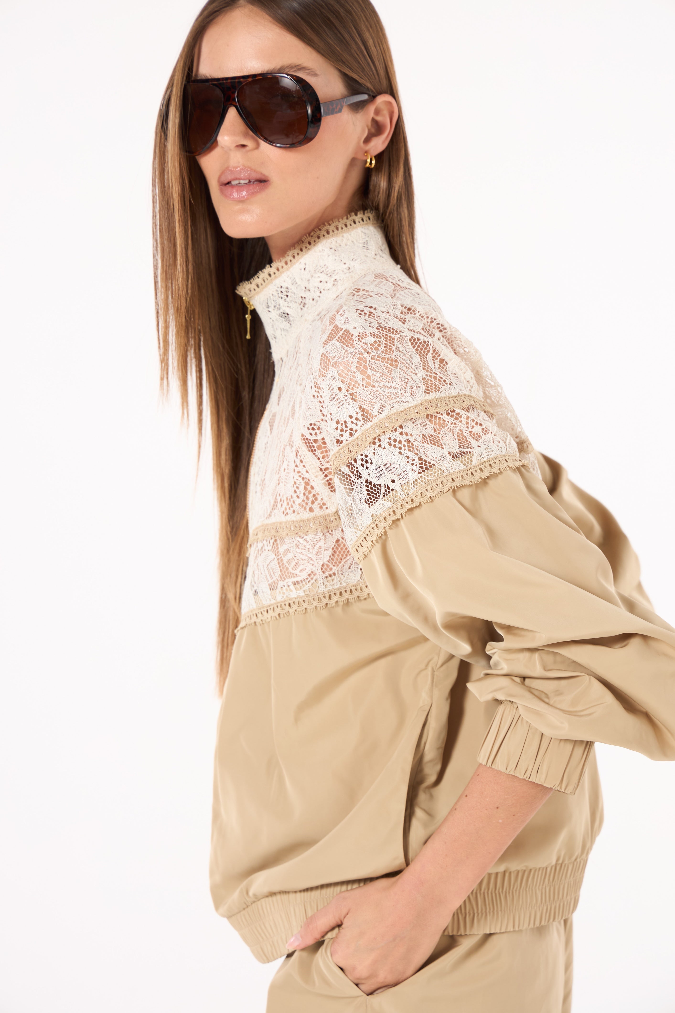 SK Beige Jacket Set