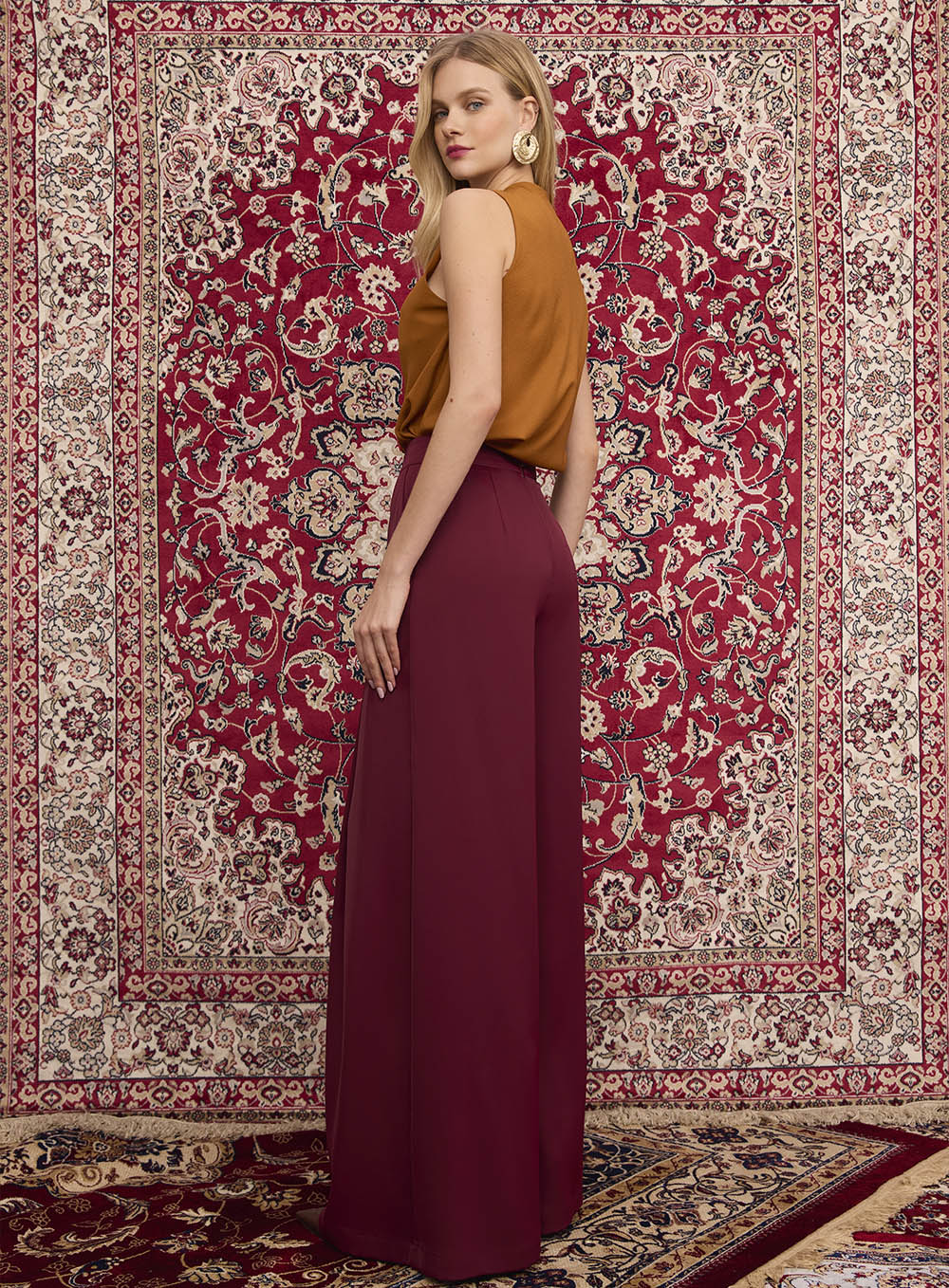 SK Golden brown Blouse