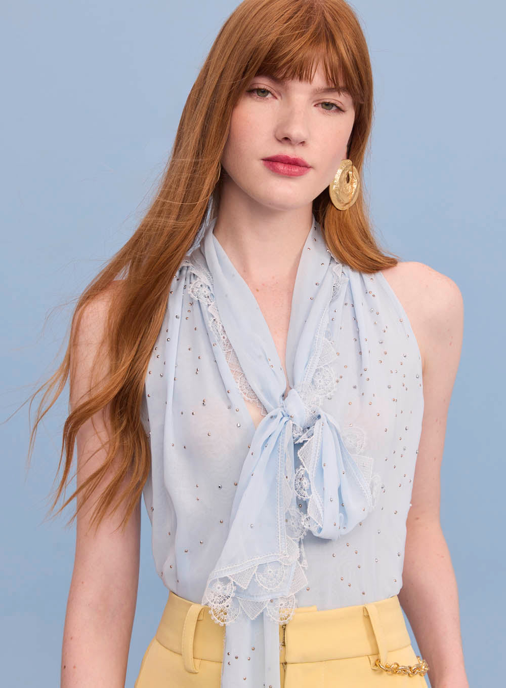 SK Blue Blouse