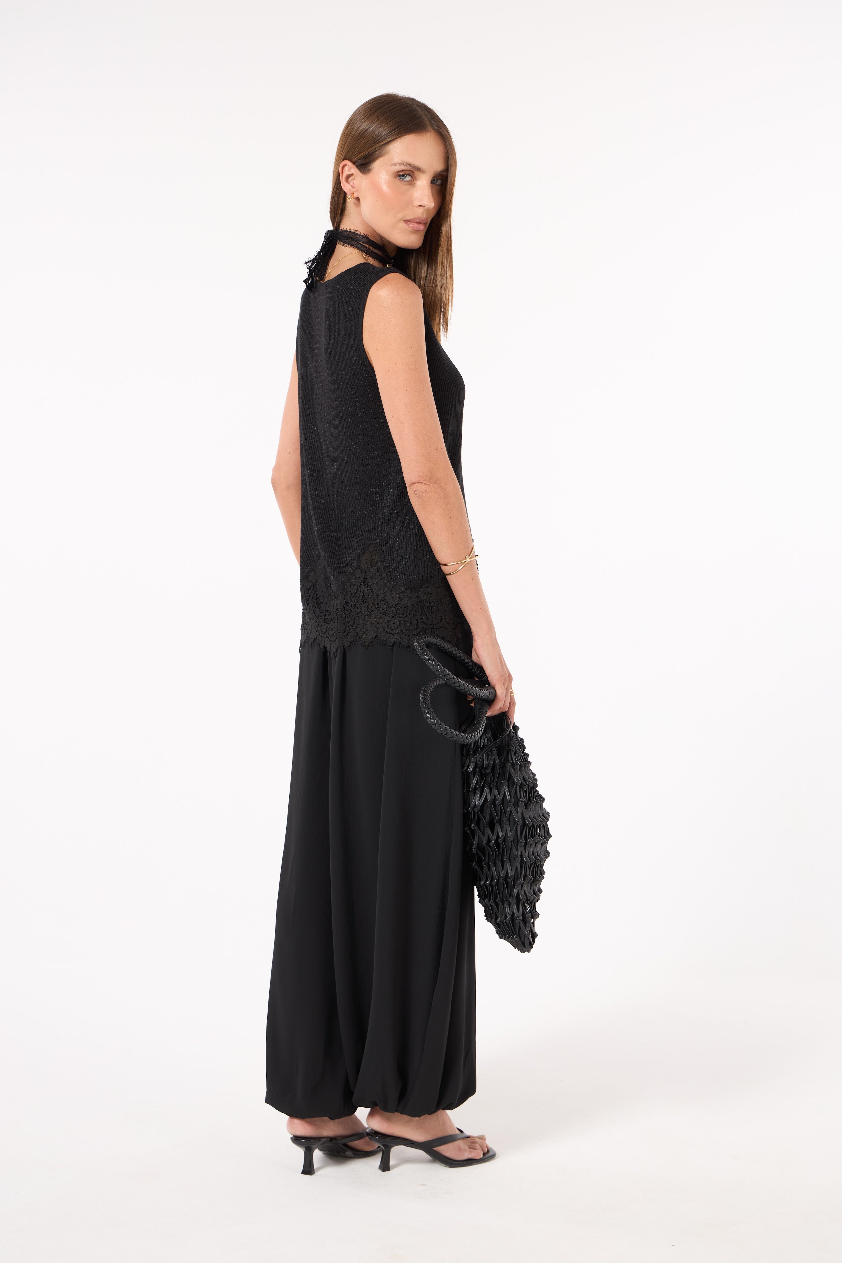 SK Black Aladin Pants