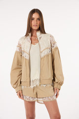 SK Beige Jacket Set