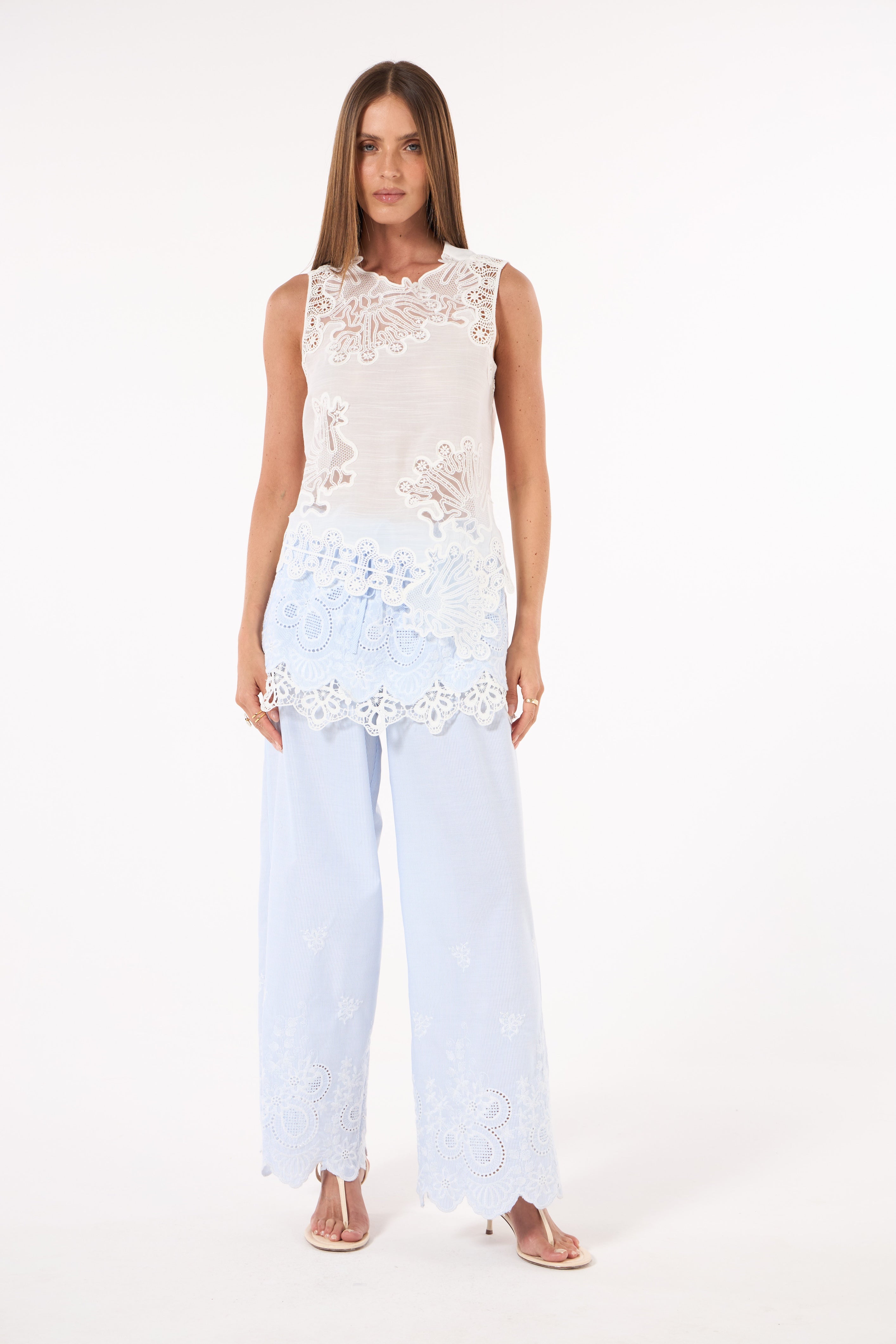 SK White Blouse