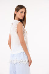 SK White Blouse