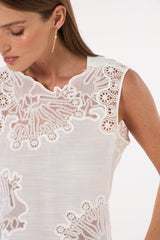 SK White Blouse