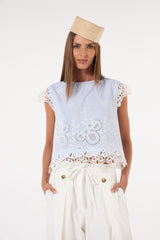 SK White Cotton Pants