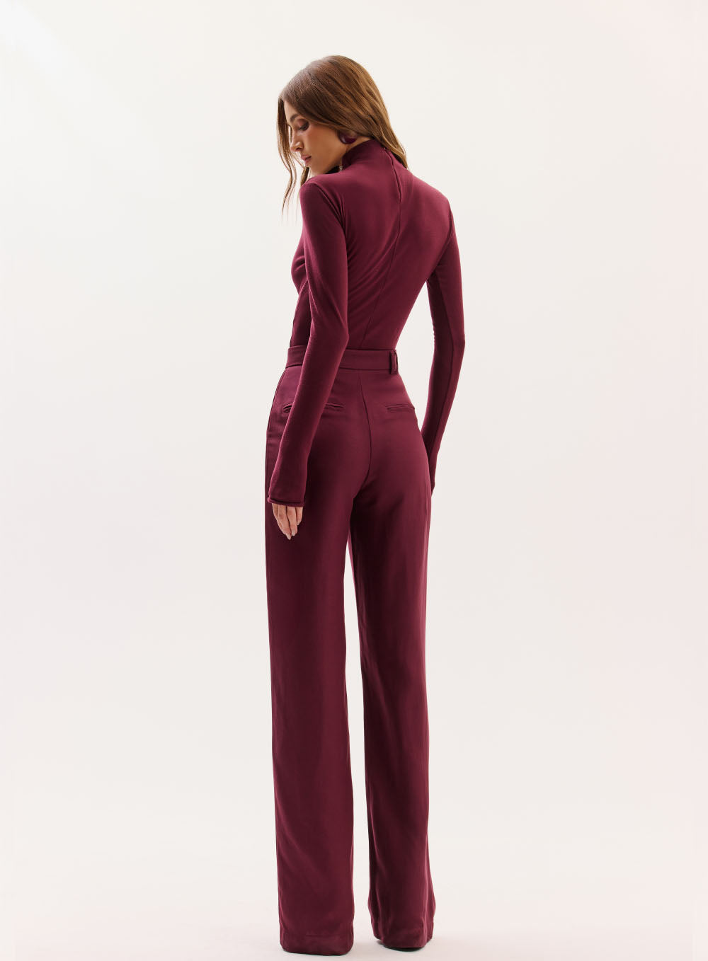 OS Neide Blouse - Burgundy Red
