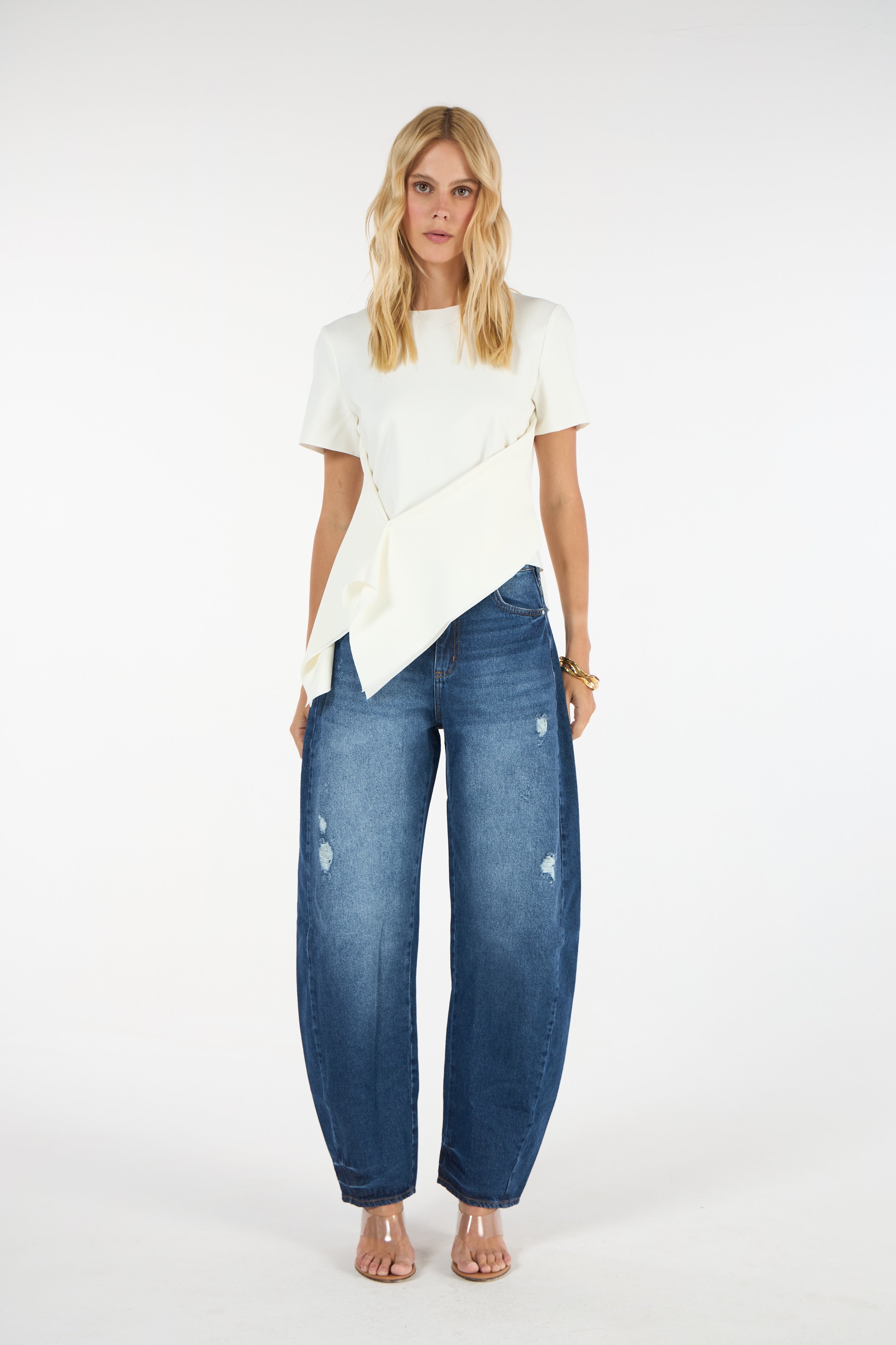 TD Blue Barrel Jeans (1828)