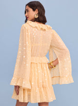 Sk Short Yellow Dress