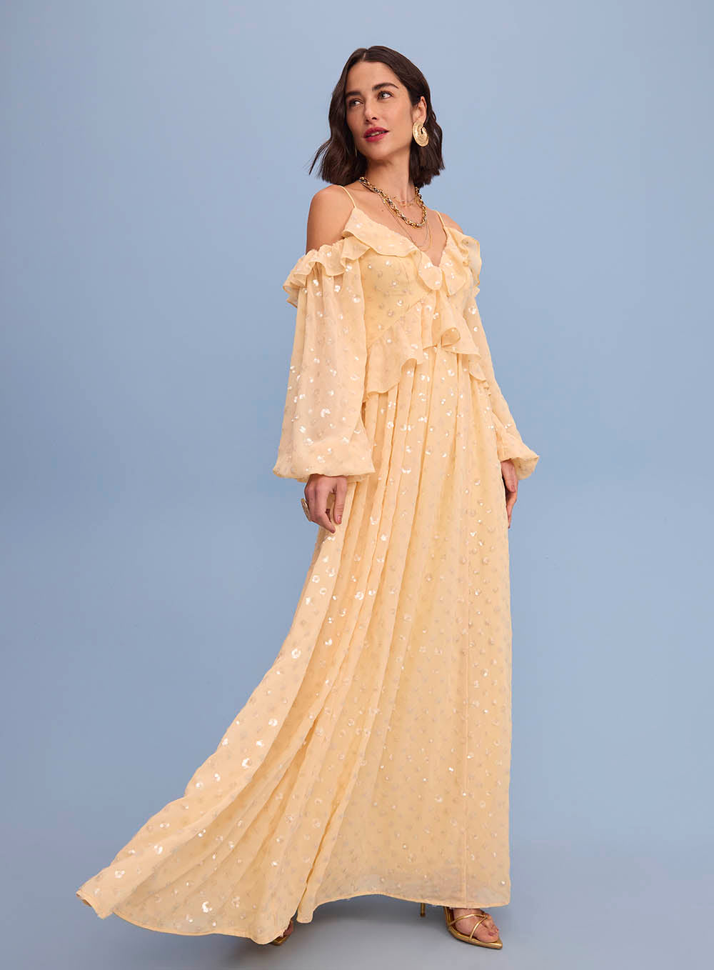 SK Long Yellow Dress