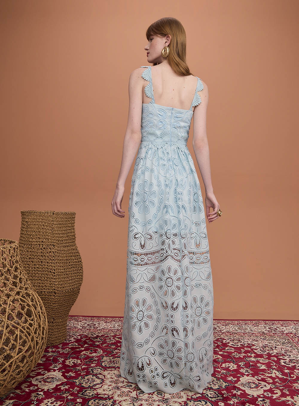 SK Sky Blue Long Dress