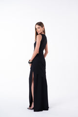 SK Black Long Dress