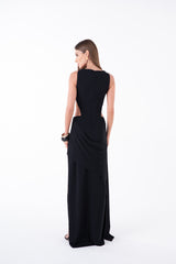 SK Black Long Dress