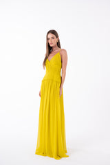 SK Yellow Long Dress