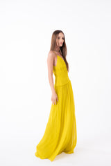 SK Yellow Long Dress