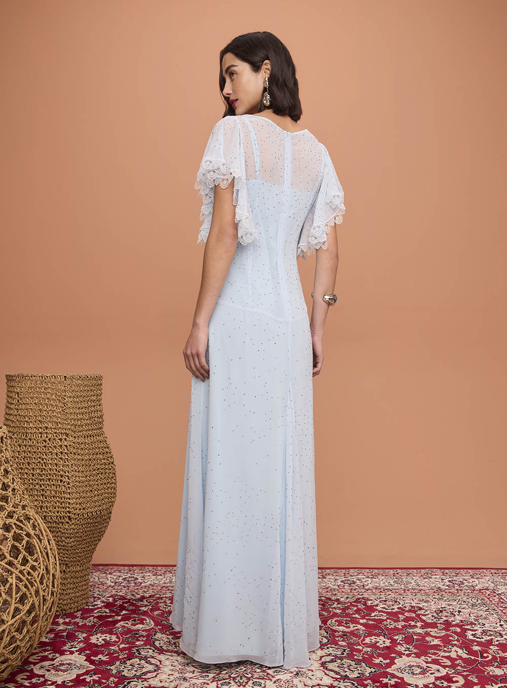 SK Long Blue Dress