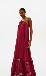 OS Asymmetric Flowing Dress Alessandra