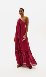 OS Asymmetric Flowing Dress Alessandra