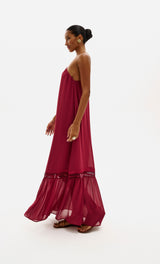 OS Asymmetric Flowing Dress Alessandra