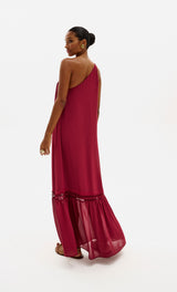 OS Asymmetric Flowing Dress Alessandra